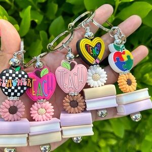 🍎👩‍🏫 Teacher Keychain